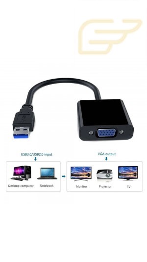ADAPTADOR USB 3.0/2.0 PARA VGA XTRAD XT-2013