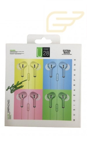 FONE DE OUVIDO COM FIO U28