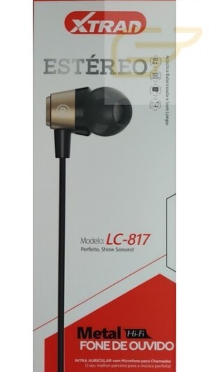 FONE DE OUVIDO METAL XTRAD LC-817