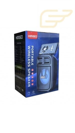 CAIXA DE SOM BLUETOOTH KIMISO COM SUPORTE PARA MICROFONE KM-3383
