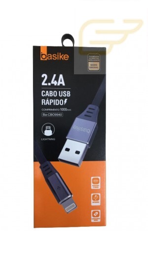 CABO USB RAPIDO LIGHTNING 2.4A BASIKE BA-CBO9940