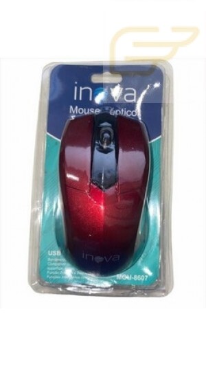 MOUSE OPTICO COM FIO INOVA MOU-8607