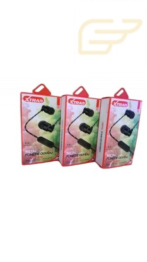 FONE DE OUVIDO METAL XTRAD LC-816
