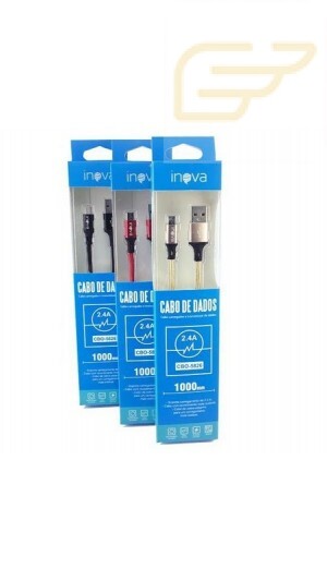 CABO DE DADOS USB 1METRO LIGHTNING INOVA 2.4A CBO-5827