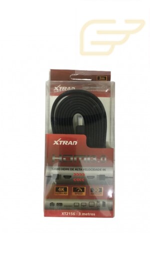 CABO HDMI DE ALTA VELOCIDADE 4K 3METROS XTRAD XT2156