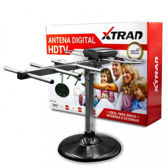 ANTENA DIGITAL INTERNA PARA TELEVISAO XTRAD XT-2116