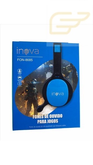 FONE DE OUVIDO PARA JOGOS COM MICROFONE INOVA FON-8685