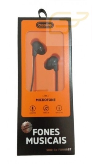 FONE DE OUVIDO INTRA-AURICULAR BASIKE BA-FON6687