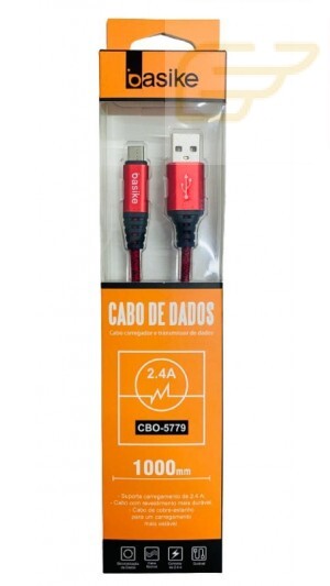 CABO MICRO USB V8 BASIKE 2.4A CBO-5779
