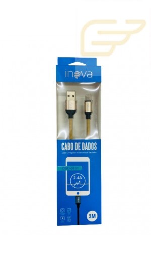 CABO MICRO USB V8 3M 2.4A INOVA CBO-5851