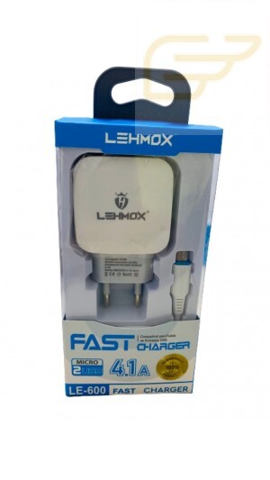 CARREGADOR MICRO 2 USB LEHMOX 4.1 LE-600
