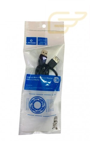 CABO DE DADOS USB MACHO X USB FEMEA 1,5M LEHMOX LEY-1507