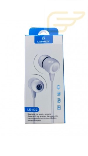 FONE DE OUVIDO INTRA-AURICULAR LEHMOX LE-832