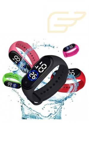 RELOGIO DIGITAL RESISTENTE A AGUA RL-M24 VERDE