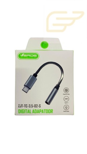 CABO ADAPTADOR TIPO C PARA P2 VERDE ZJT-TC-3.5-02-S