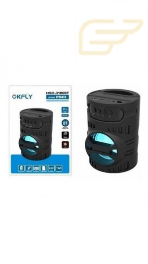 CAIXA DE SOM BLUETOOTH COM LED OKFLY HSD-3105BT
