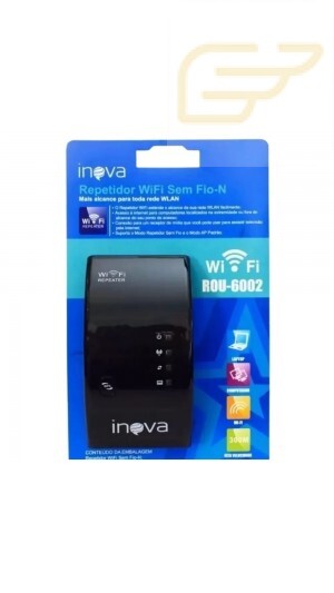 REPETIDOR WIFI INOVA ROU-6002