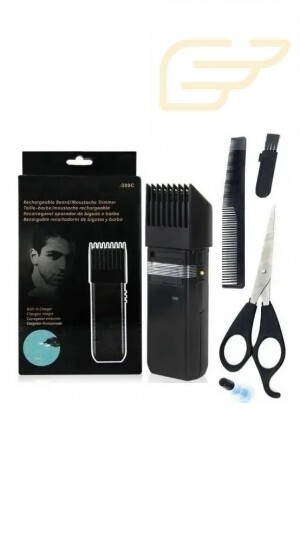 KIT MAQUINA PENTE E TESOURA PARA CORTAR CABELO LEHMOX LEY-389C