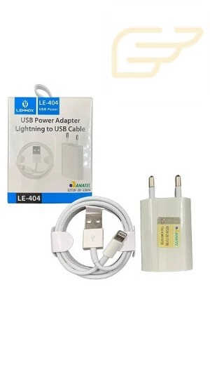 CARREGADOR USB LIGHTNING LEHMOX LE-404