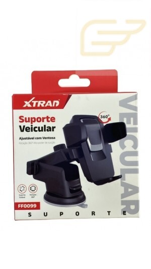 SUPORTE VEICULAR COM VENTOSA XTRAD 360°  FF0099