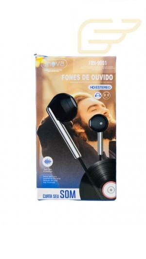 FONE DE OUVIDO P2 ESTEREO INOVA FON-9901