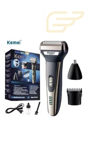 KIT BARBA E CABELO 3 EM 1 KEMEI KM-6776