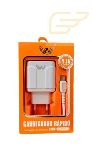CARREGADOR 2USB TIPO C 5.1A ALTOMEX AL-5902-TY