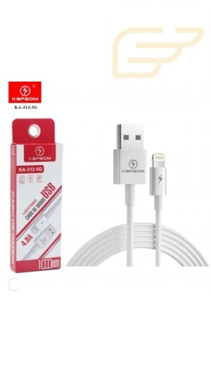 CABO USB LIGHTNING 1M 4.8A KAPBOM KA-313-5G