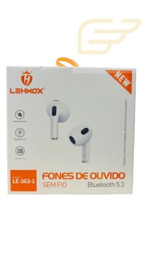 FONE DE OUVIDO BLUETOOTH 5.3 LEHMOX LE-363-1