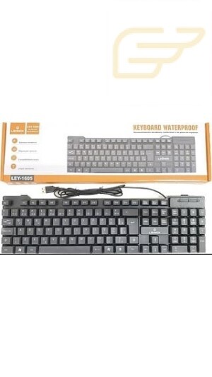 TECLADO COM CABO USB LEHMOX LEY-1605