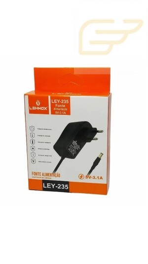 FONTE DE ALIMENTAÇÃO 5V 3.1A LEHMOX LEY-235