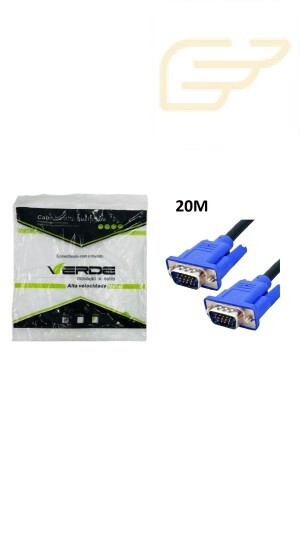 CABO VGA/VGA 20M VERDE VGA-20M