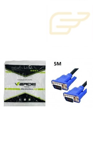 CABO VGA/VGA VERDE VGA-5M