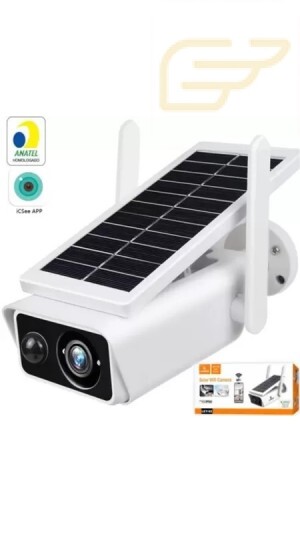 CAMERA WIFI COM PAINEL SOLAR LEHMOX LEY-92