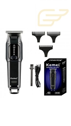 MAQUINA DE BARBEAR PROFISSIONAL E RECARREGAVEL KEMEI KM-659