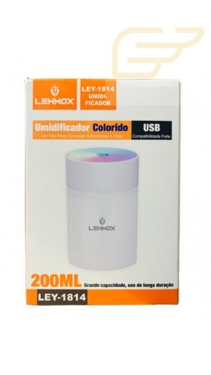 UMIDIFICADOR COLORIDO 200ML LEHMOX LEY-1814