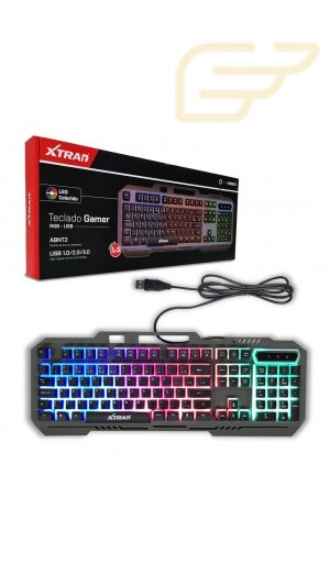 TECLADO GAMER COM LED RGB XTRAD HK8870