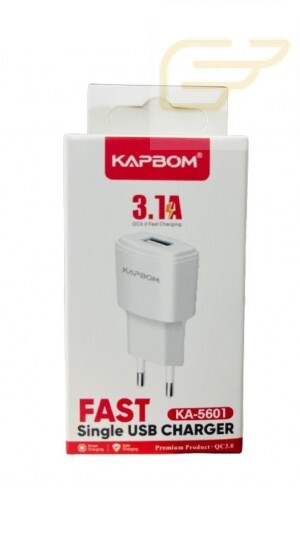 FONTE USB 3.1A KAPBOM KA-5601