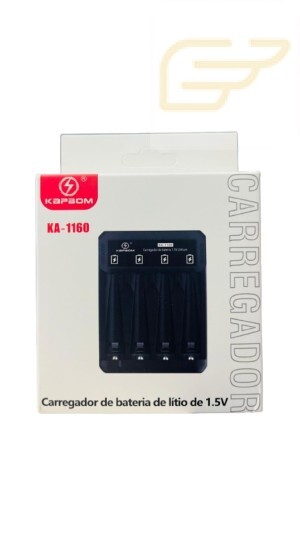 CARREGADOR DE PILHA 2A E 3A KAPBOM KA-1160