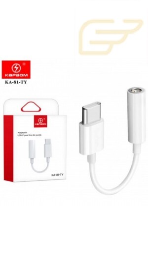 ADAPTADOR USB C PARA FONE DE OUVIDO KAPBOM KA-81-TY