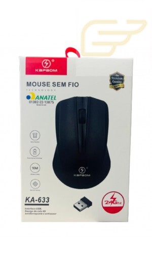 MOUSE SEM FIO 2.4GHZ KAPBOM KA-633
