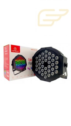REFLETOR DE LUZ COM 36 LEDS RGB KAPBOM KA-1020