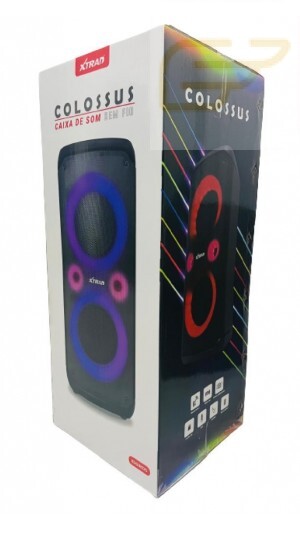 CAIXA DE SOM BLUETOOTH GIGANTE COLOSSUS XTRAD XDG3200