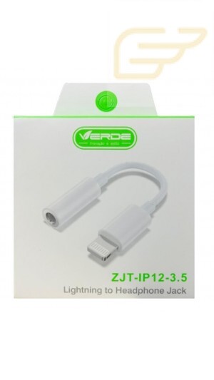 CABO ADAPTADOR LIGHTNING PARA P2 VERDE ZJT-IP12-3.5