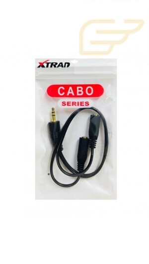 CABO ADAPTADOR DE FONE E MICROFONE P2 PARA P3 XTRAD XT-2131