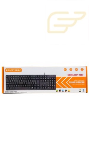 TECLADO USB PARA ESCRITORIO STARMEGA LEY-1603