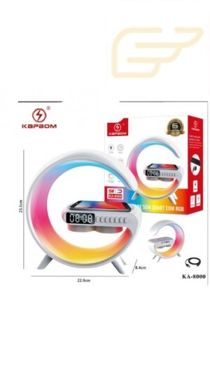 CAIXA DE SOM BLUETOOTH COM CARREGAMENTO DE CELULAR POR INDUCAO KAPBOM KA-8000