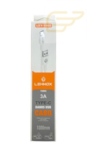 CABO USB TURBO TIPO C 3A LEHMOX LEY-1985