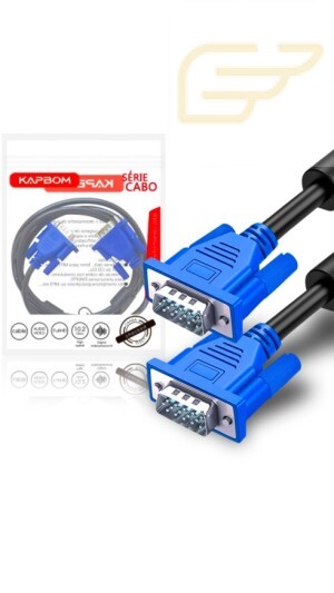 CABO VGA PARA MONITOR 1.8 METROS KAPBOM KAP-VGA-1.8M