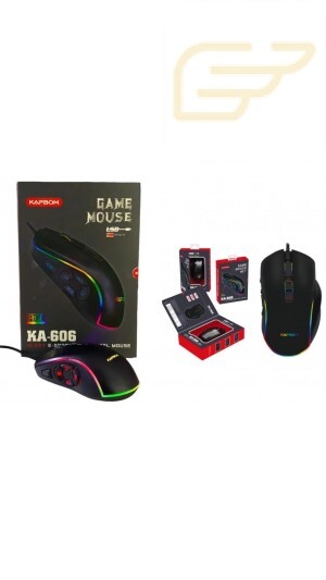 MOUSE USB GAMER COM LED RGB 3200DPI KAPBOM KA-606
